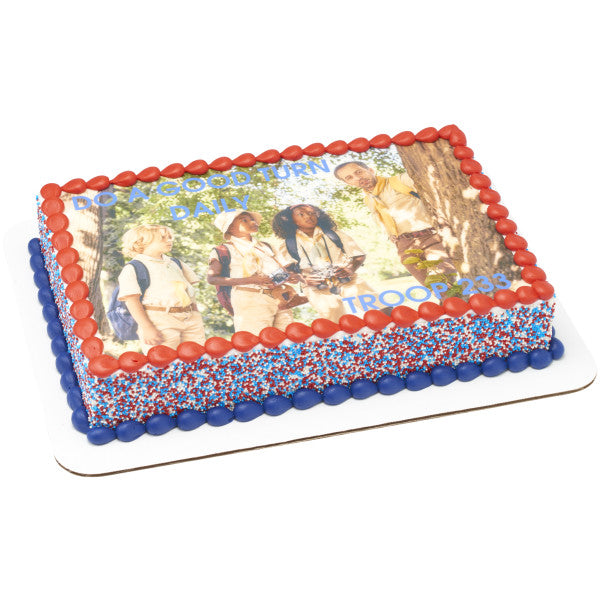 Red, White, and Blue Patriotic Nonpareils, 4 oz container