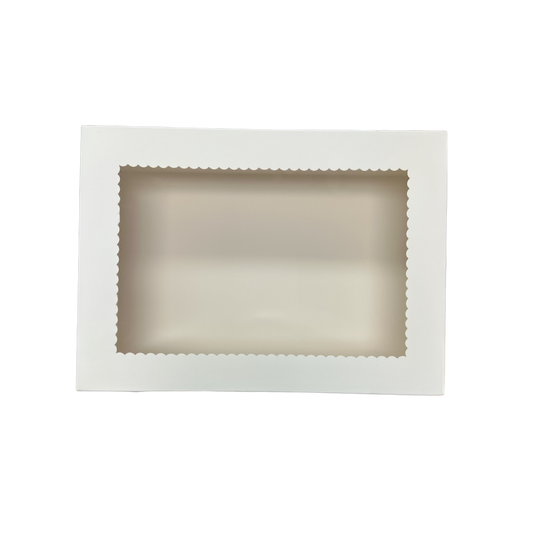 14x10x4 Cake Box w/ Window, 2-piece