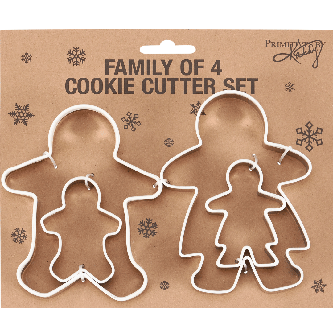 Gingerbread Family Cookie Cutter Set, Primitives by Kathy