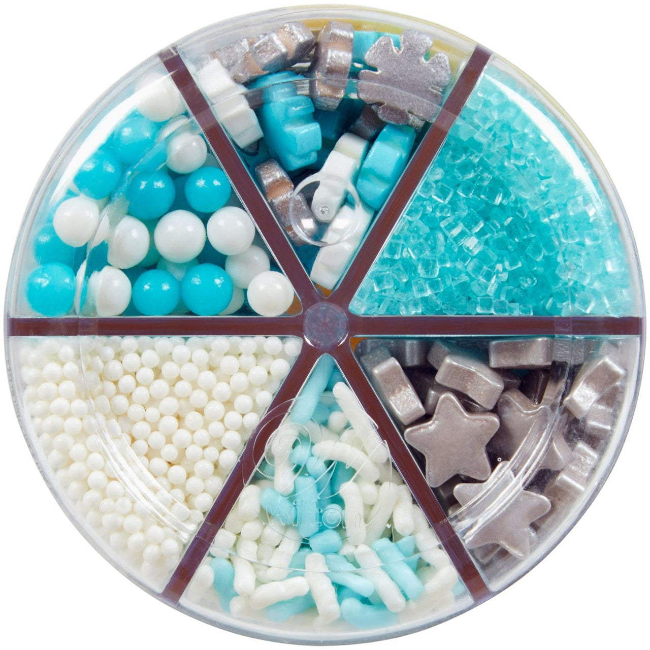 Silver & Blue Holiday Sprinkles 6.77oz