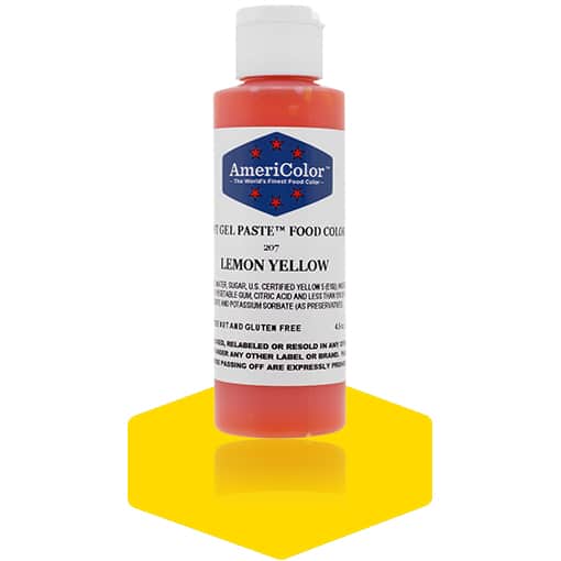 Lemon Yellow Soft Gel Paste, 4.5 oz