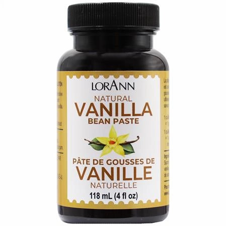 Natural Vanilla Bean Paste 4oz - Lorann