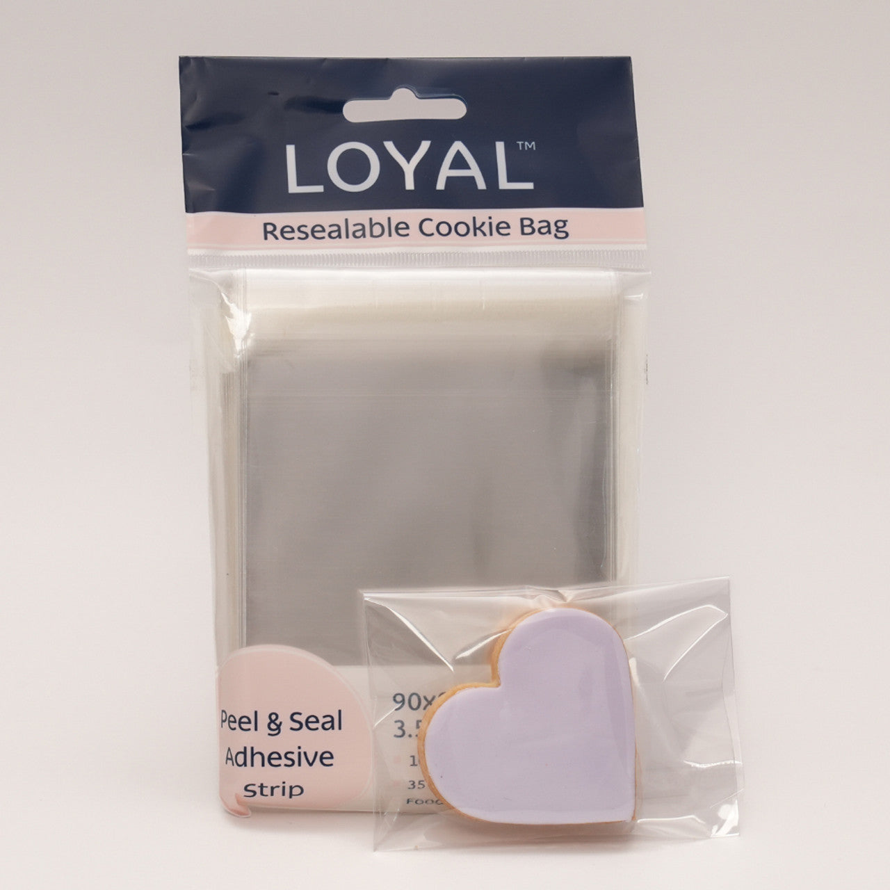 Loyal Bakeware Resealable Cookie Bag, 8"x6", Pack of 100