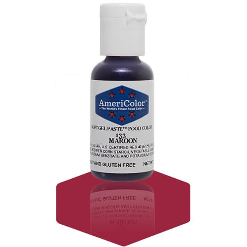 Maroon Soft Gel Paste, .75 oz