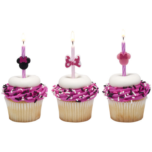 Minnie Mouse Icon Candles - Decopac