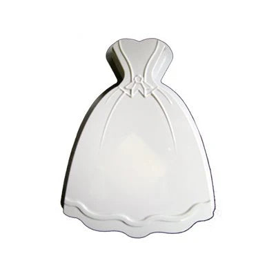 Princess Dress Plastic Cake Pan 11 3/4 x 9 inch