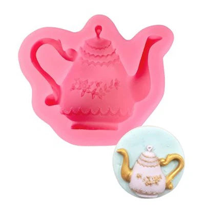 Fancy Teapot Silicone Mold by NY Cake