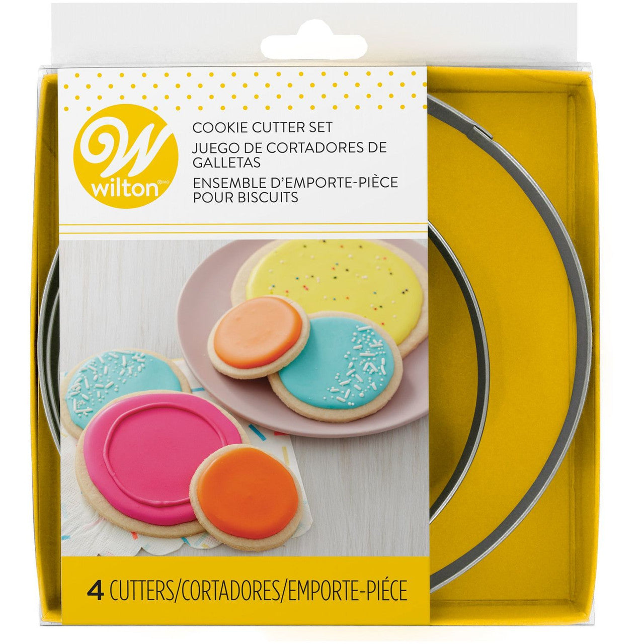 Nesting Circles Cookie Cutter Set, 4-Piece, Wilton