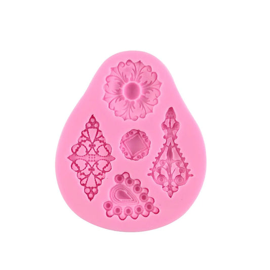 Lace Jewelry Silicone Mold by NY Cake