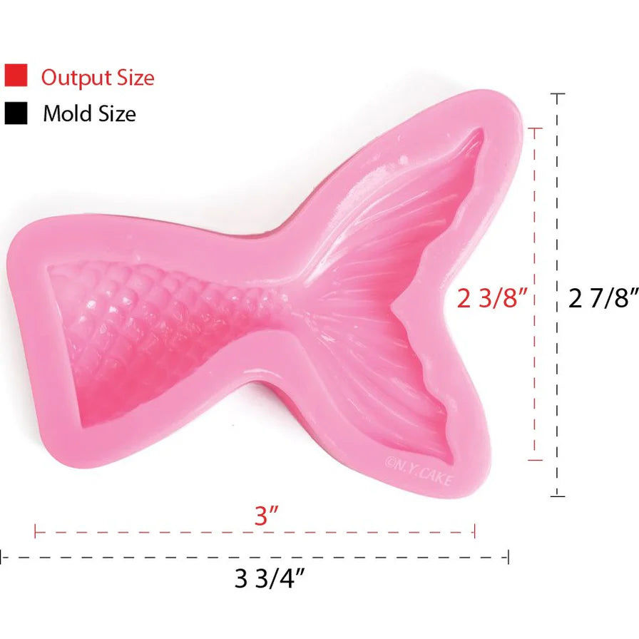 Mermaid Silicone Mold by NY Cake