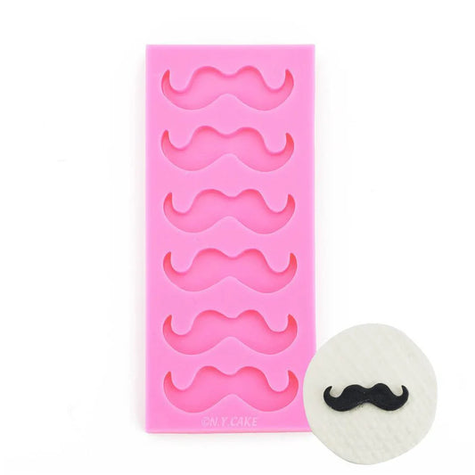 Mustache Silicone Mold by NY Cake