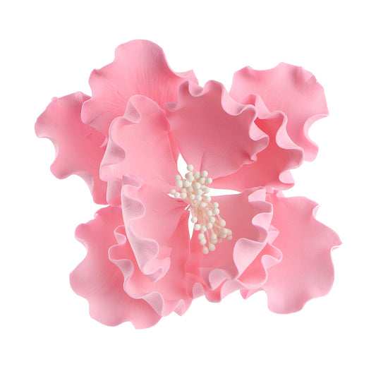 Pink 4.5 inch Peony Gumpaste Flower
