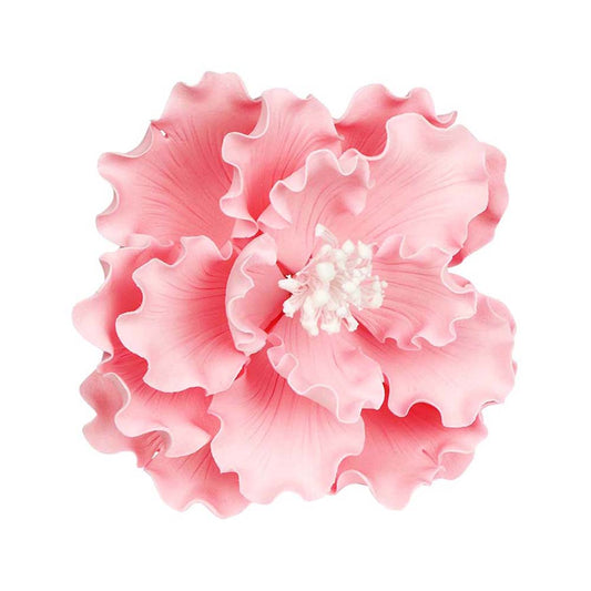 Pink 6 inch Peony Gumpaste Flower