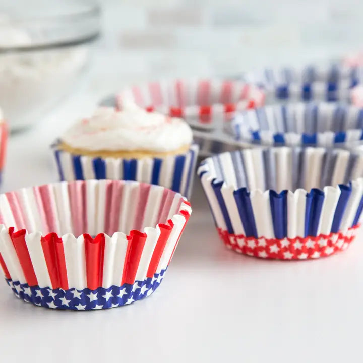 Patriotic Cupcake Liners