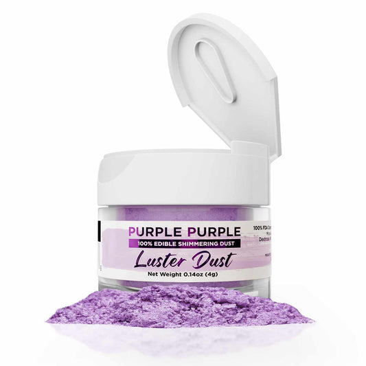 Purple Purple Luster Dust, Edible Glitter, Bakell