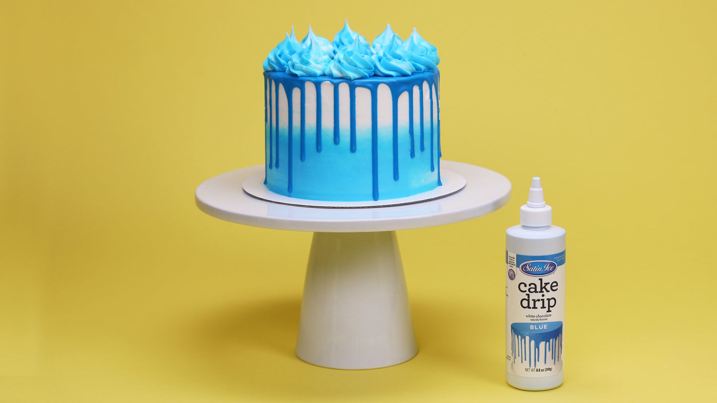 Satin Ice White Chocolate Cake Drip 8.8 oz Bottle