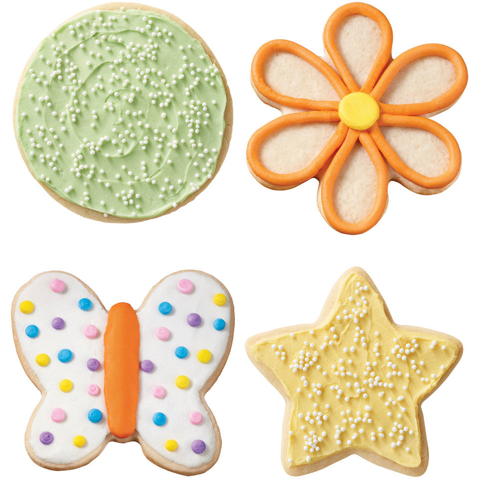 Plastic Spring Cookie Cutter Set, 4-Piece