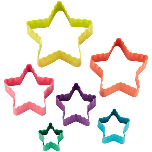 Star-Shaped Fondant Cut-Out Set, 6-Piece, Wilton