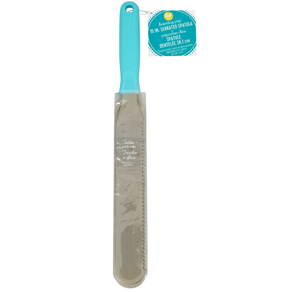 Serrated Spatula, 15-Inch, Wilton