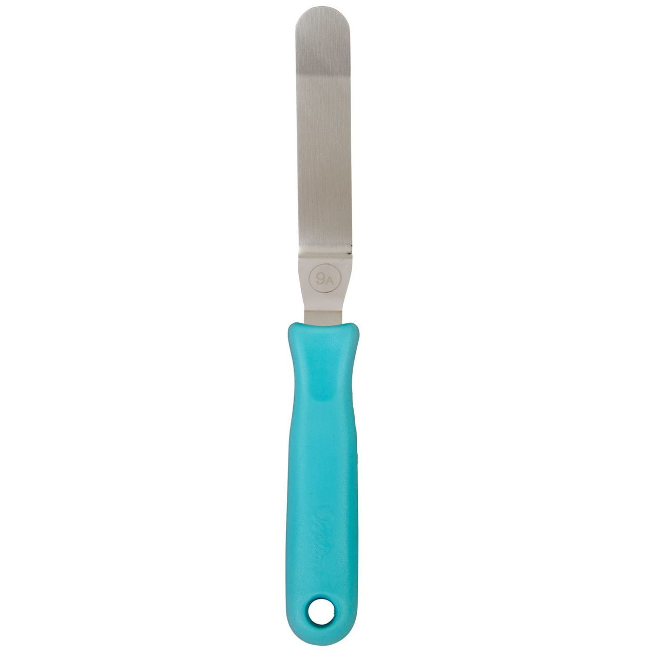 Teal Angled Icing Spatula, 9-Inch, Wilton