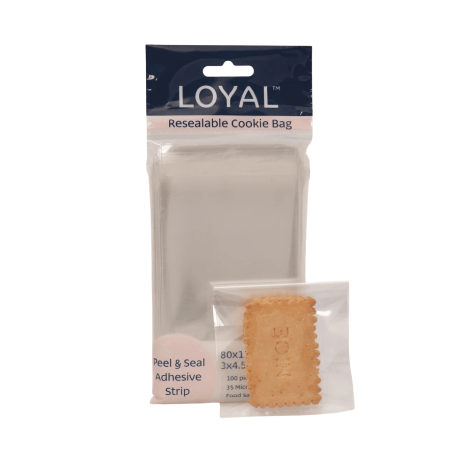 Loyal Resealable Cookie Bag 3 x 4.5 in