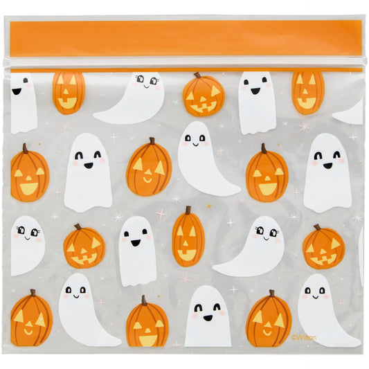 Halloween Ghost Resealable Treat Bags - 20 Ct - 1 package