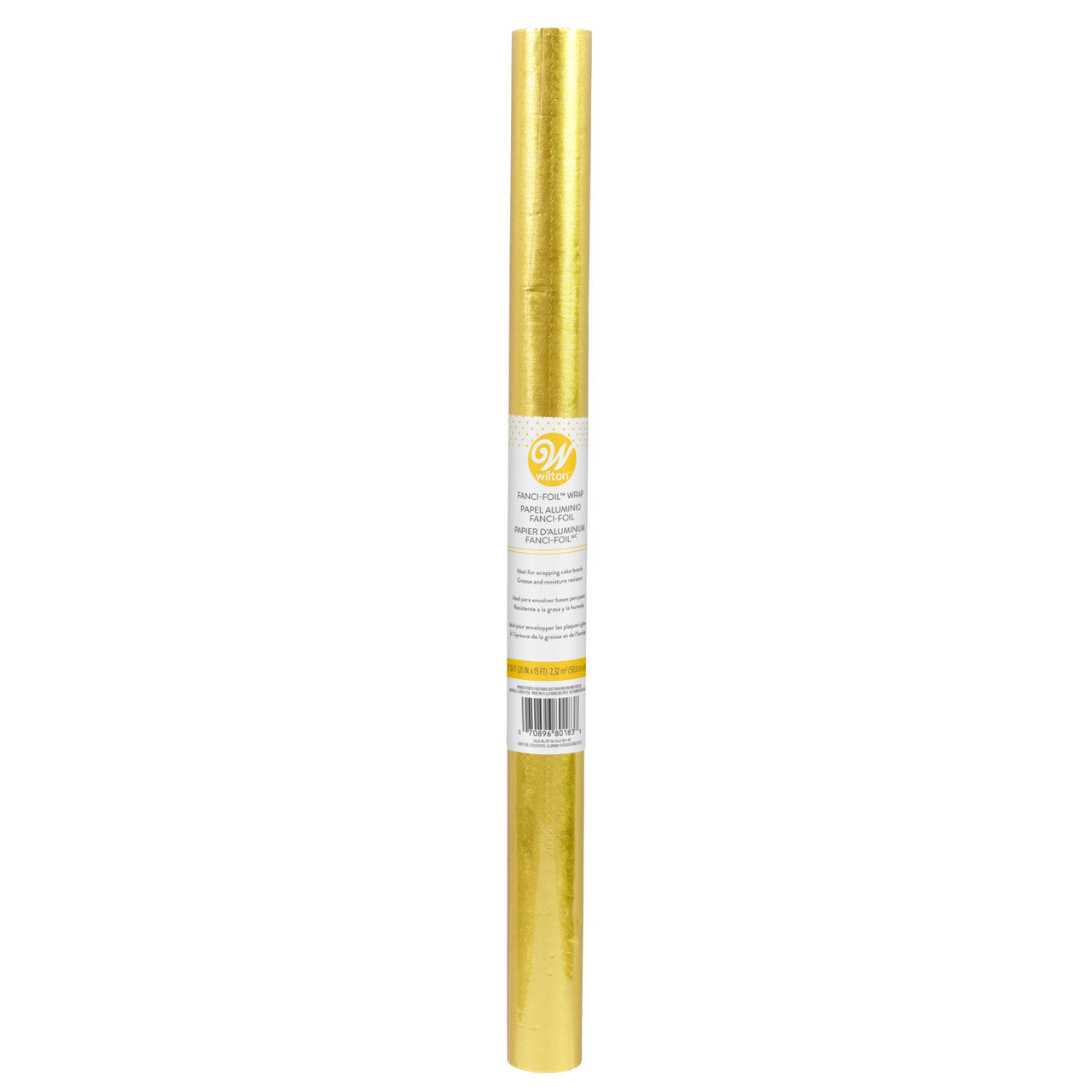 White Fanci Foil Wrap, 25 Square Feet, Wilton