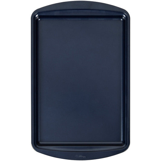 Wilton Navy Blue, Diamond-Infused Non-Stick, Baking Sheet, 15.2" x 10.2"