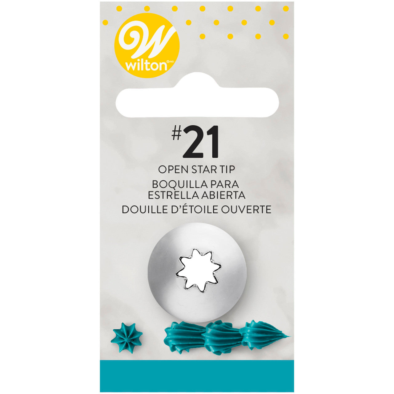 Wilton Open Star Cake Decorating Tip #21