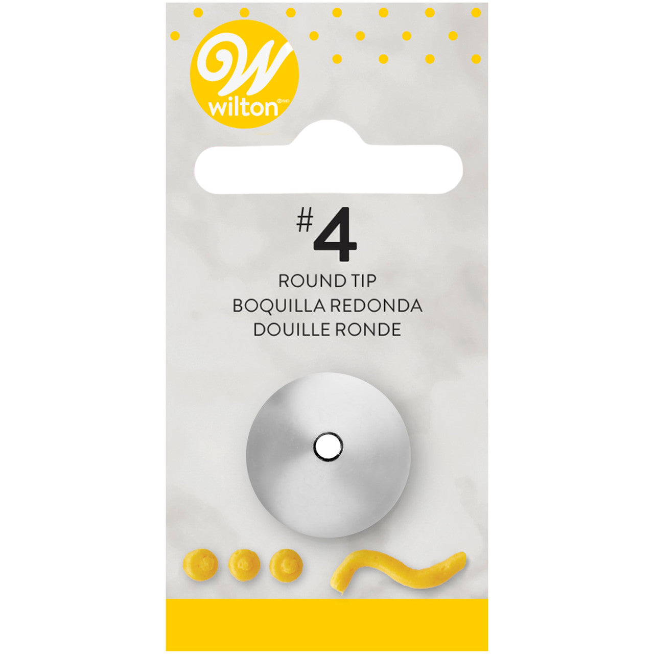 Wilton Round Cake Decorating Tip #4