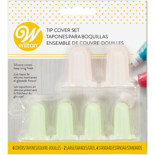 Wilton Silicone Cake Decorating Frosting Tip Cover Set, 6-Piece