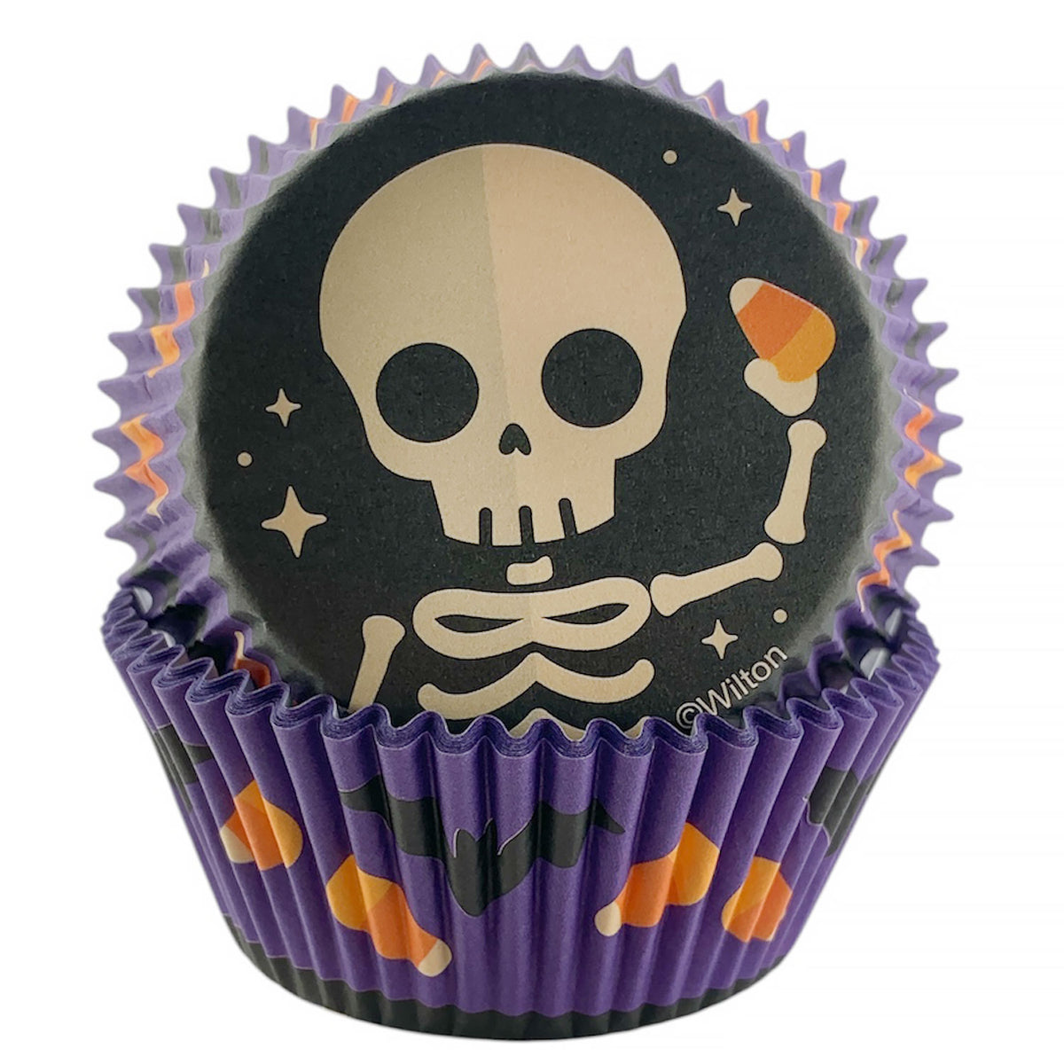 Skeleton Spooky Sweet Cupcake Liners - 24 Ct - 1 package