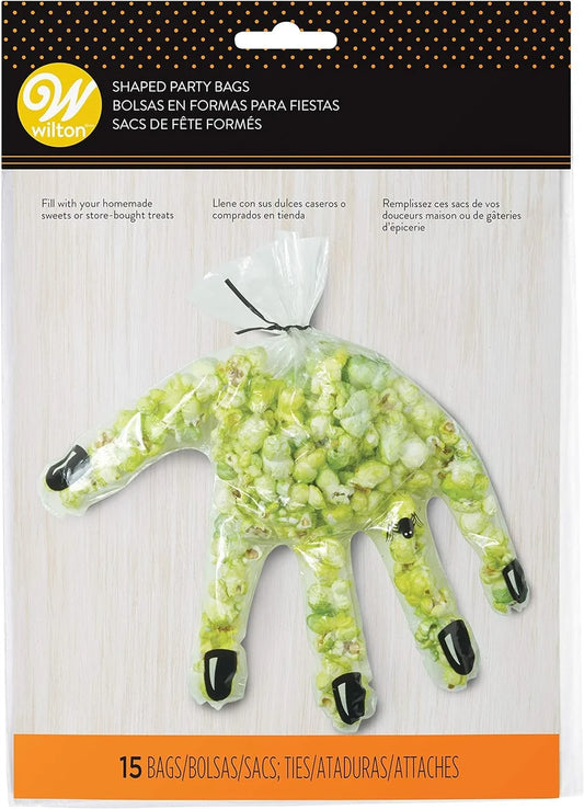 Hand Shaped Treat Bags - 15 Ct - 1 package