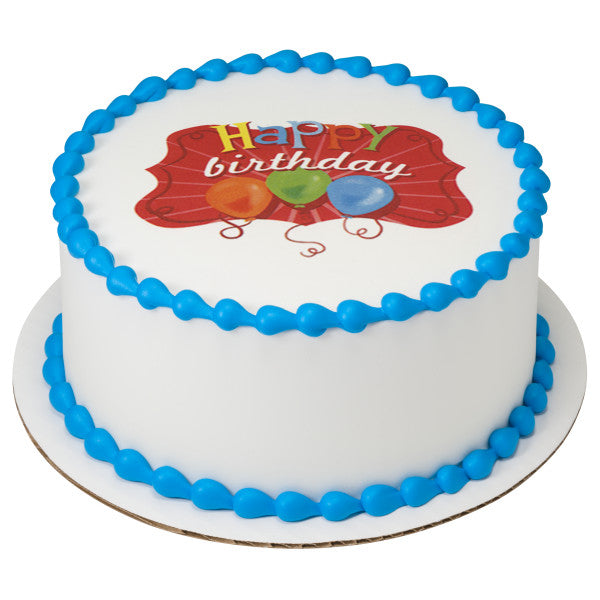 Variety Happy Birthday Edible Image 5x3