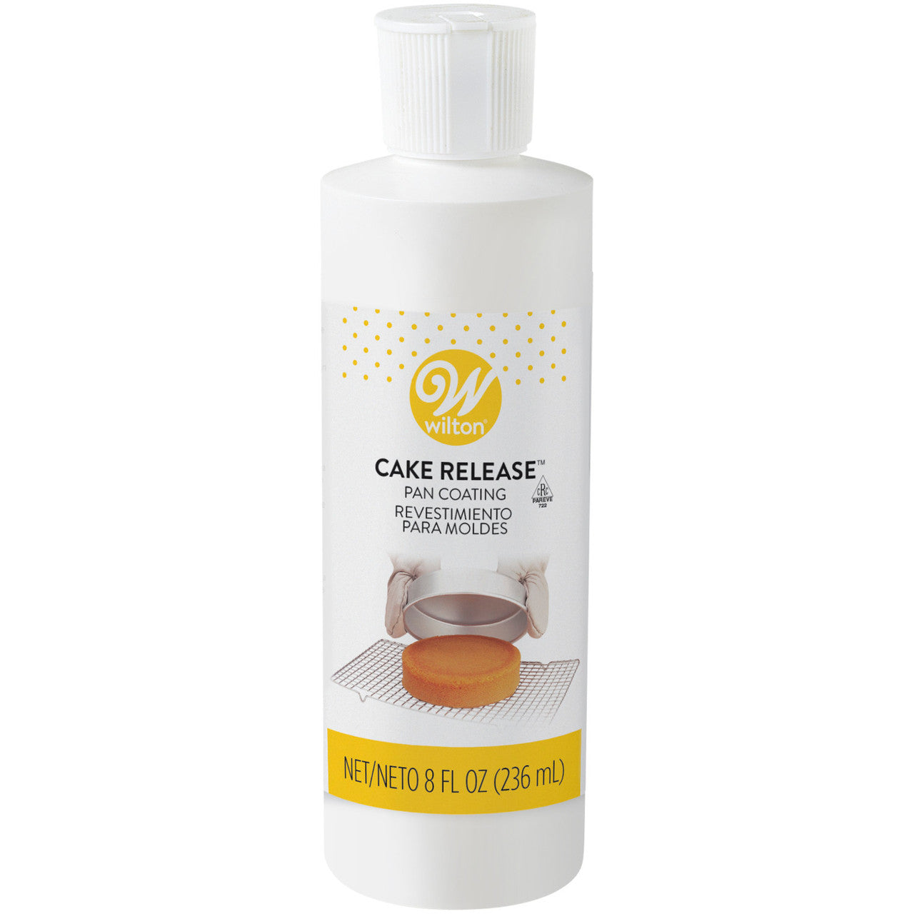 Cake Release Non-Stick Pan Coating, 8 fl. Oz. Bottle, Wilton