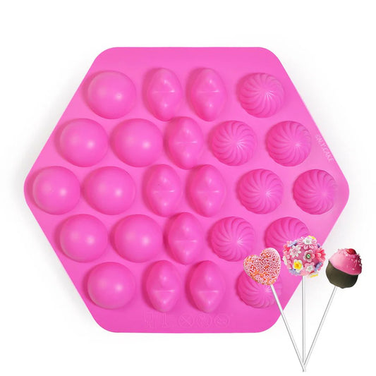Cake Pop Silicone Mold - 24 Cavity