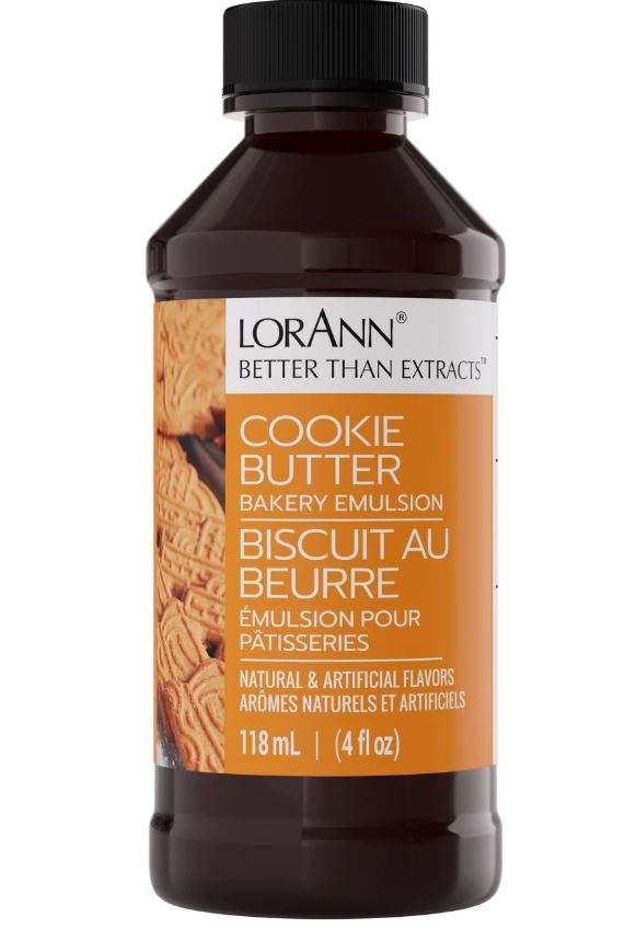 Cookie Butter Bakery Emulsion 4oz - LorAnn