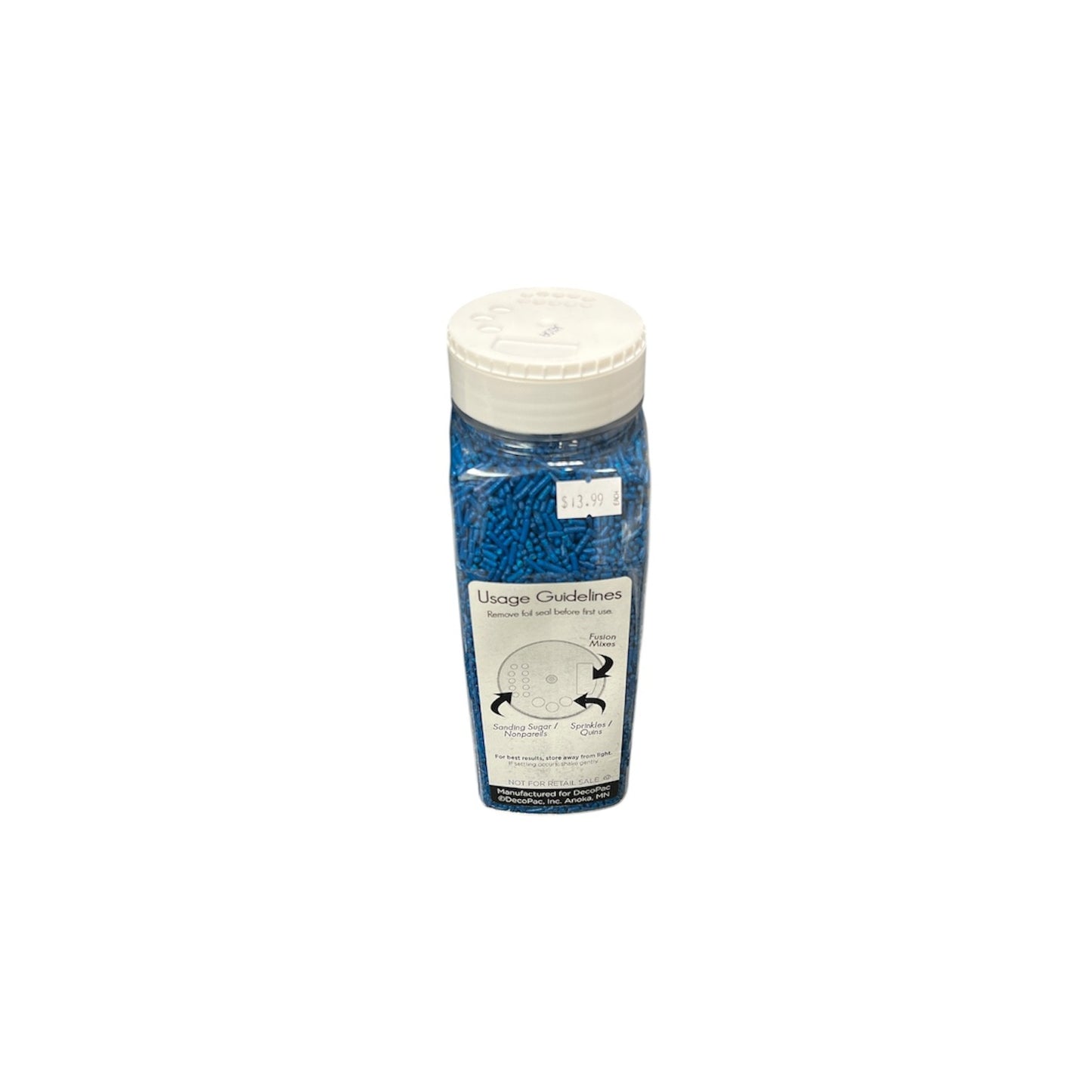Dark Blue Jimmie Sprinkles Bulk 26oz