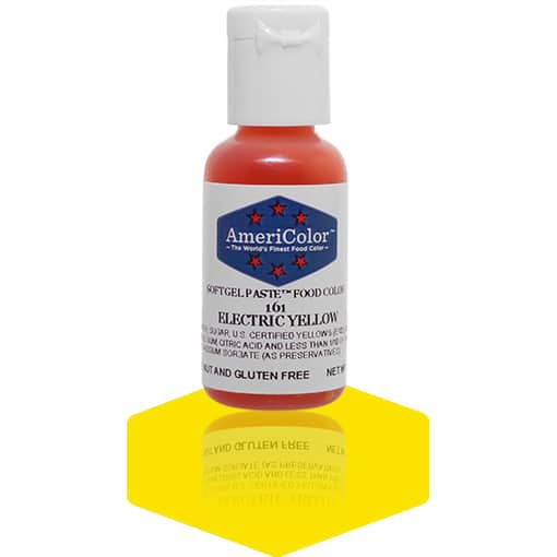 Electric Yellow Soft Gel Paste, .75 oz