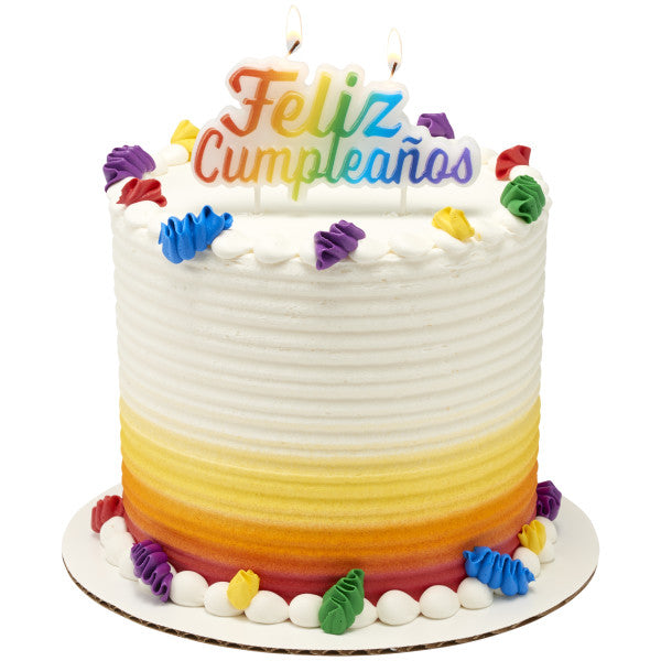 Feliz Cumpleaños Bright Candles