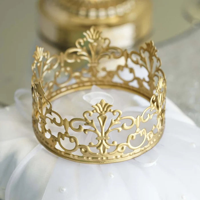 Gold Crown Cake Topper