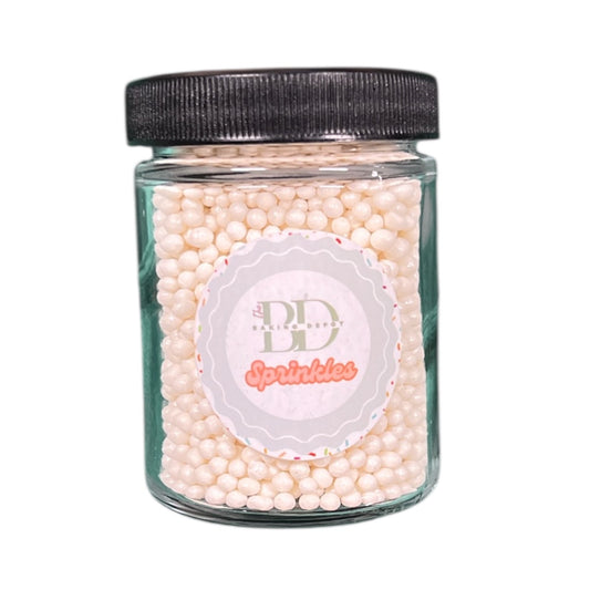 Grande White Pearls Nonpareils