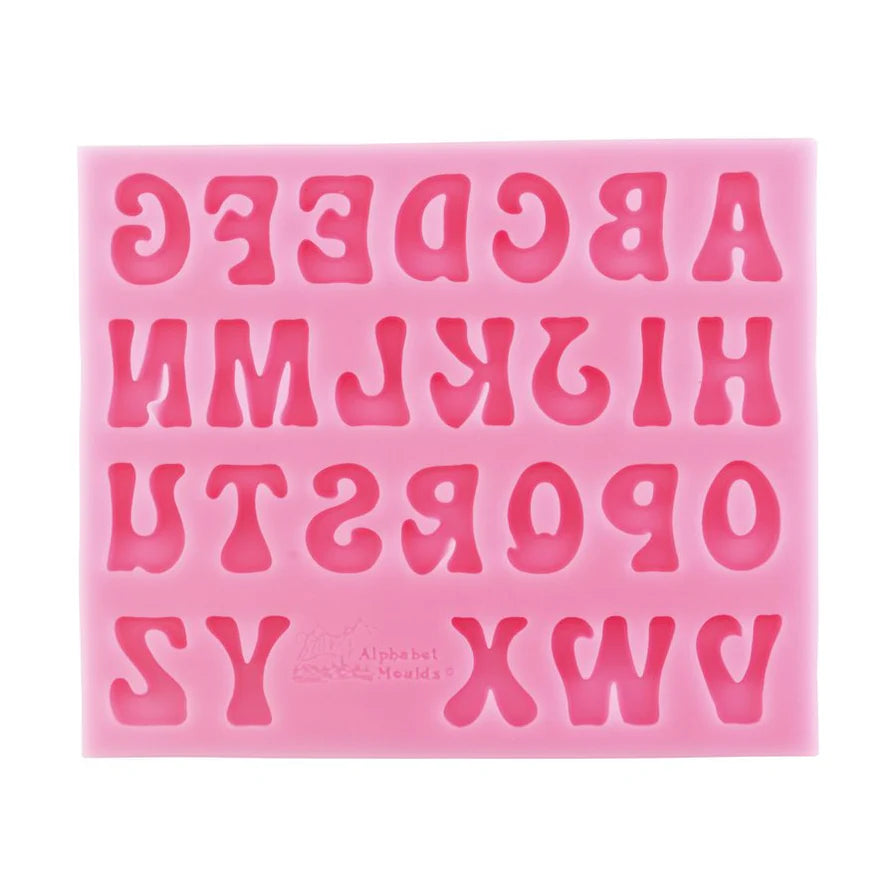 Groovy Alphabet Silicone Chocolate Mold