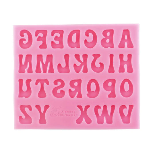 Groovy Alphabet Silicone Chocolate Mold