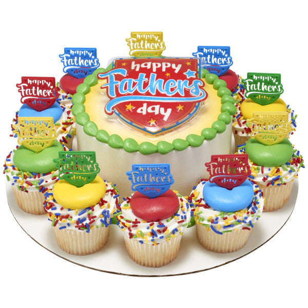 Happy Father's Day Hero Dessert Picks