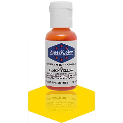 Lemon Yellow Soft Gel Paste, .75 oz