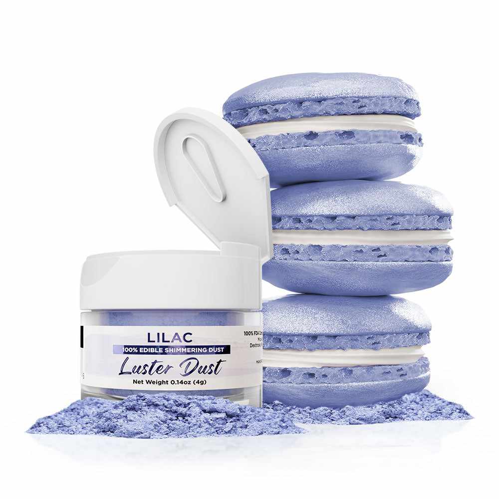 Lilac Luster Dust, Edible Glitter, Bakell