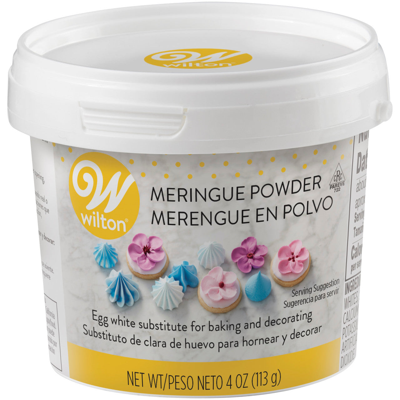 Meringue Powder, Egg White Substitute, 4 oz., Wilton