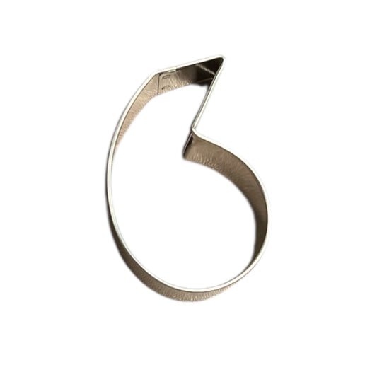 Number 6 Cookie Cutter
