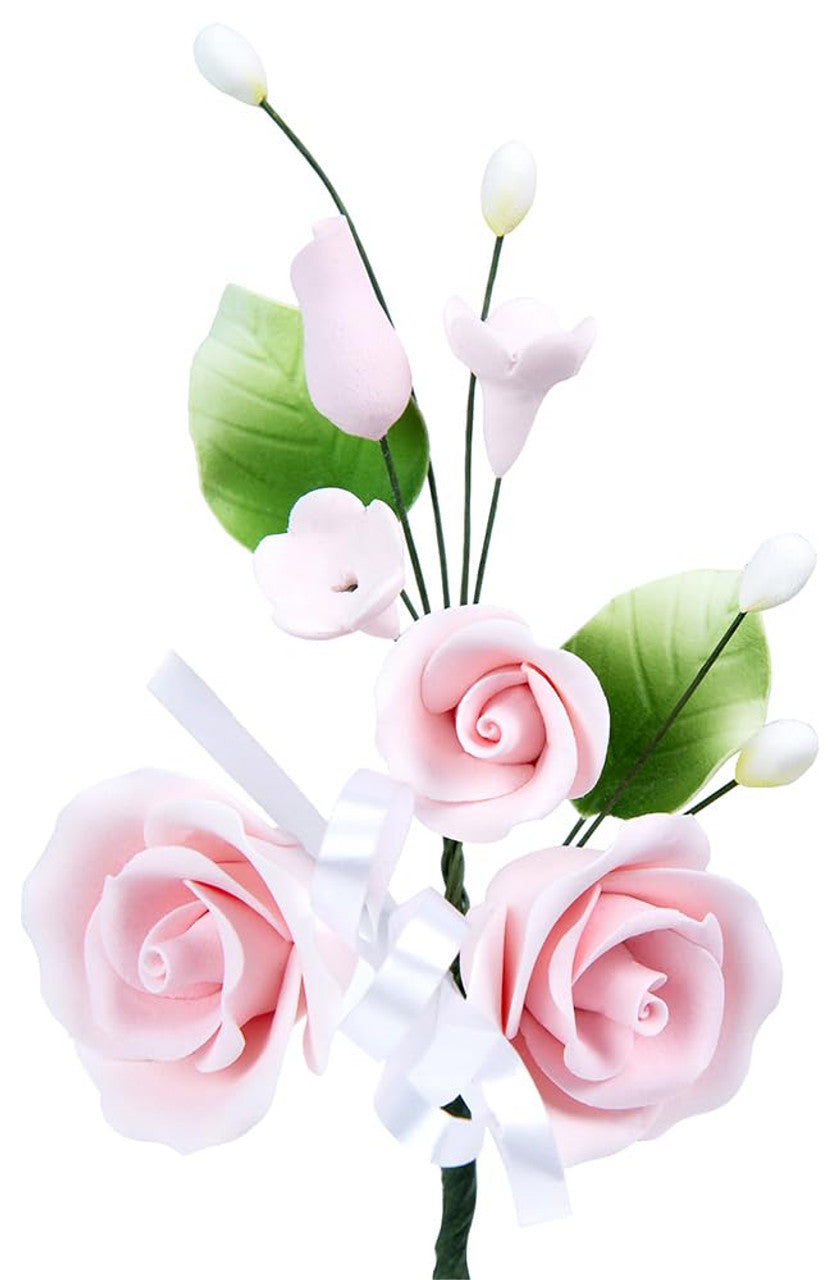 O'Creme Soft Pink Mini Rose Spray